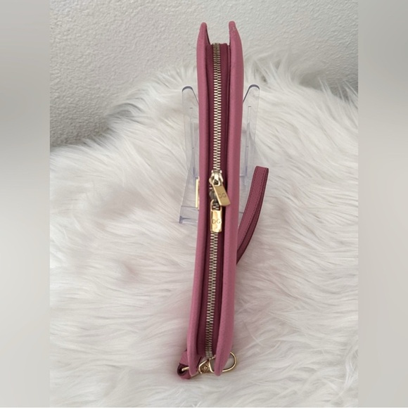 Dolce & Gabbana logo plate leather long bifold wallet/wristlet - Picture 5 of 12